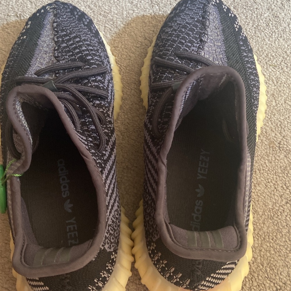 Yeezy Adidas Boost  Sneakers size 6.5 men’s black and gray. Womens size 8 - Picture 5 of 6